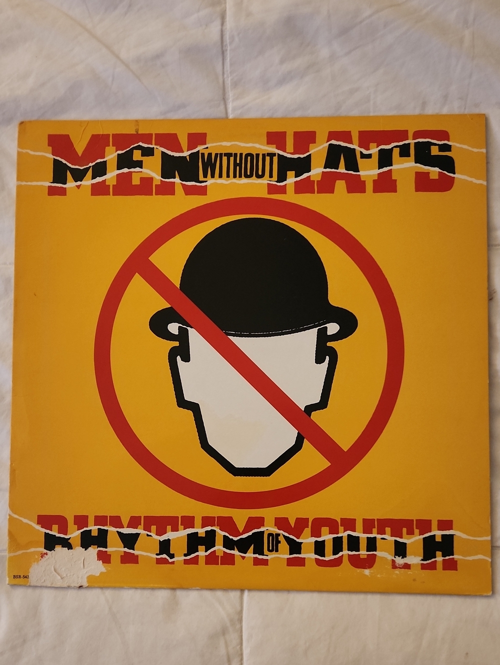 Men Without Hats: Rhythm Of Youth Vinyl -- Never Played -- Front Cover Damage